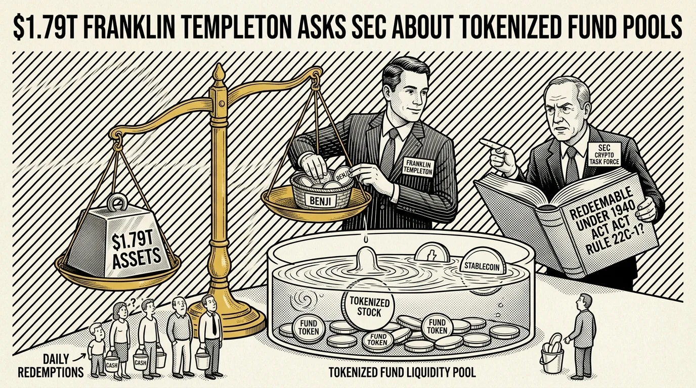 Franklin Templeton manager lowers BENJI tokens into a liquidity pool as an SEC official holds up Rule 22c-1 | RWA Insider