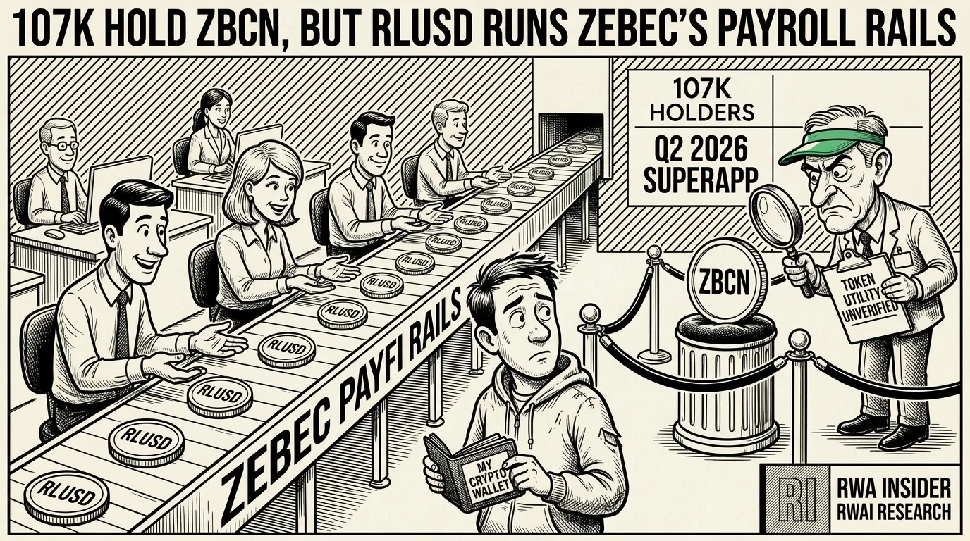ZBCN token separated from Zebec RLUSD payroll rails | RWA Insider