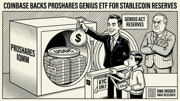 Coinbase backs ProShares GENIUS reserve ETF behind USDC | RWA Insider