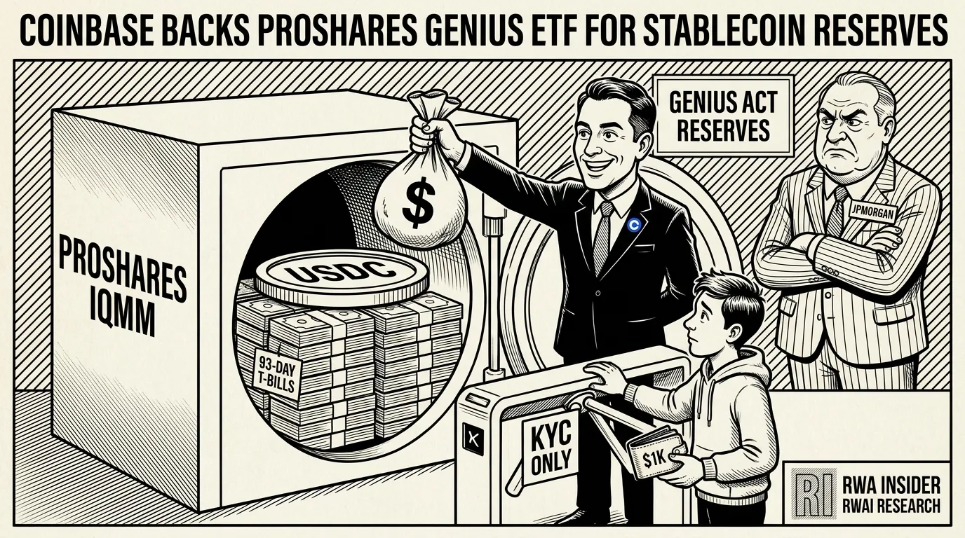 Coinbase backs ProShares GENIUS reserve ETF behind USDC | RWA Insider