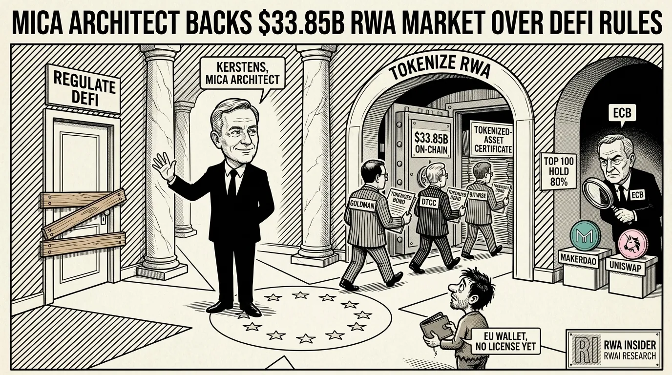 MiCA architect backs tokenized RWA market over new DeFi rules in the EU | RWA Insider