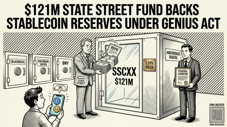 State Street launches SSCXX money market fund to back stablecoin reserves | RWA Insider