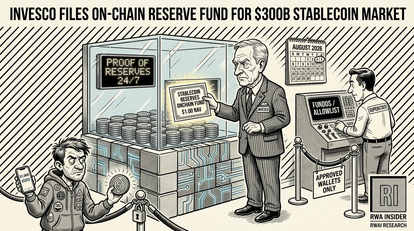 Invesco files an on-chain stablecoin reserve fund through Superstate | RWA Insider