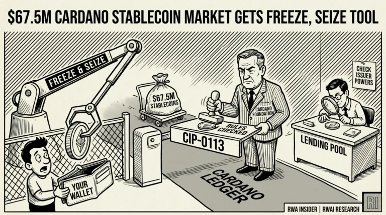 Cardano Foundation launches CIP-0113 freeze and seize rules for stablecoins | RWA Insider