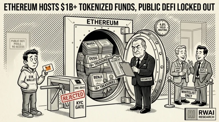 Ethereum hosts $1B+ tokenized funds, BlackRock BUIDL and Ondo OUSG locked behind allowlist from public DeFi | RWA Insider
