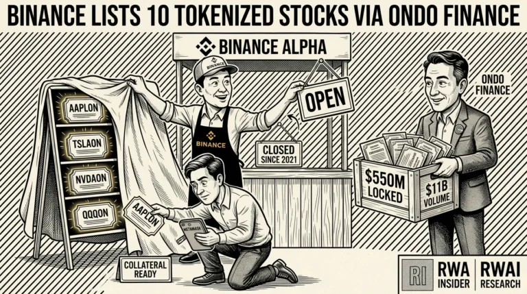Binance lists Ondo tokenized US stocks | RWA Insider