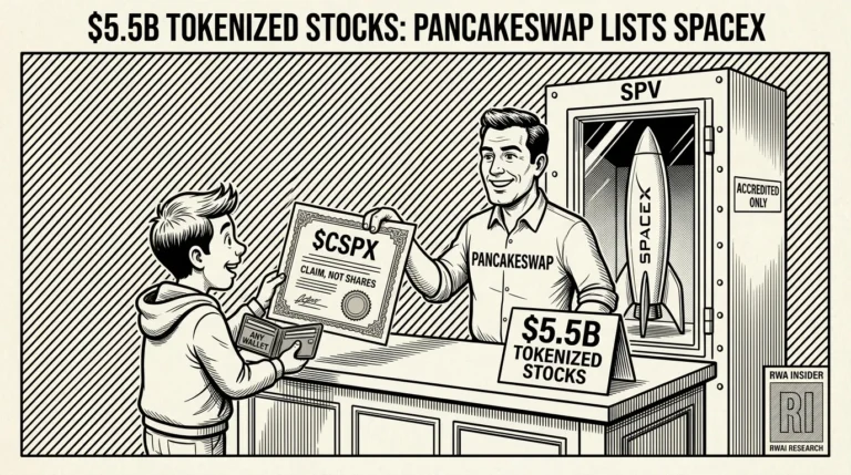 PancakeSwap lists tokenized SpaceX exposure CSPX | RWA Insider