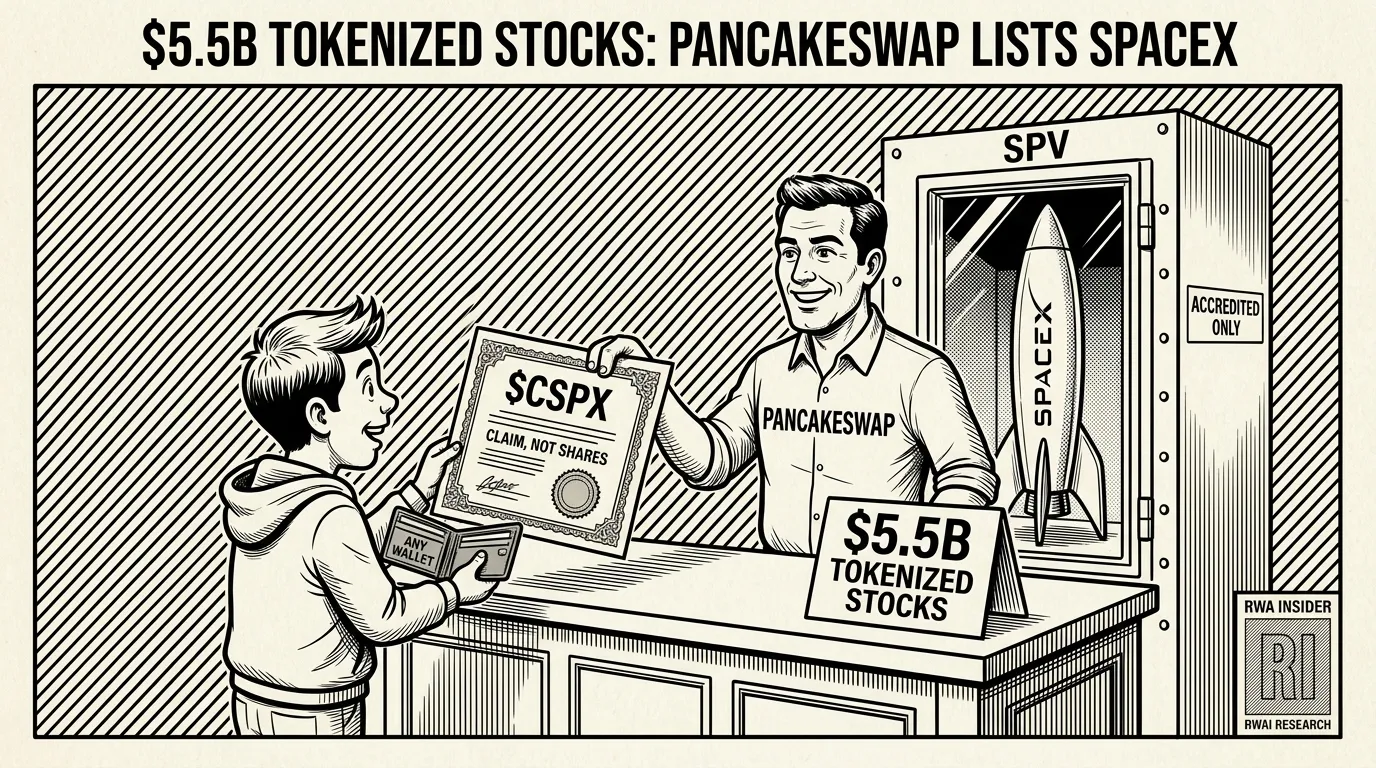 PancakeSwap lists tokenized SpaceX exposure CSPX | RWA Insider
