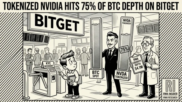 Bitget reports tokenized Nvidia liquidity reaching 75% of bitcoin depth | RWA Insider