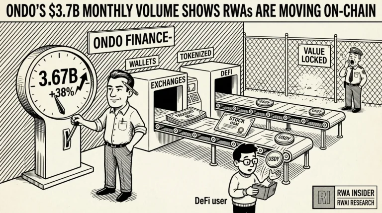 Ondo Finance monthly transfer volume reaches $3.7B as RWAs move on-chain | RWA Insider