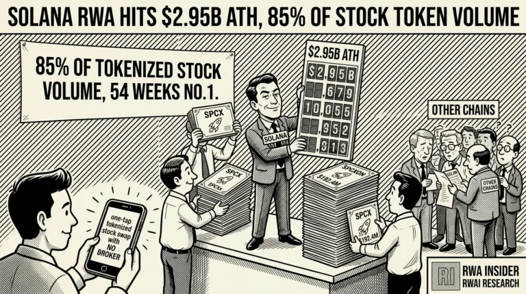 Solana RWA market hits $2.95B all-time high as tokenized stocks lead | RWA Insider