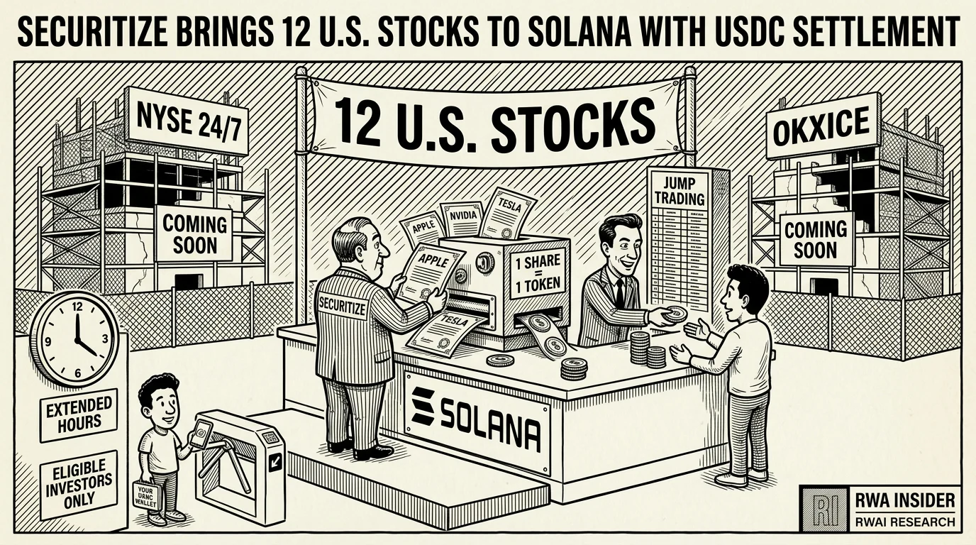 Securitize brings tokenized Apple, Nvidia and Tesla shares to Solana with USDC settlement | RWA Insider