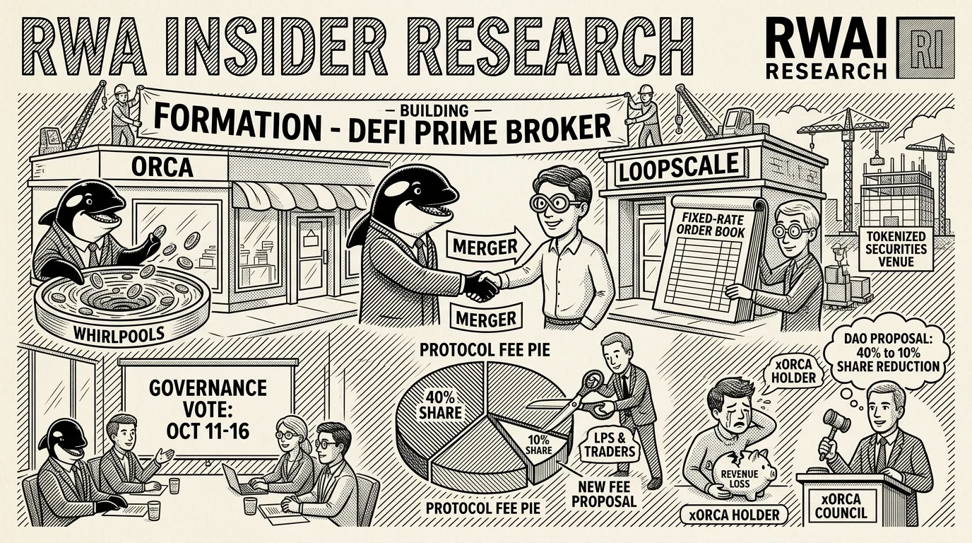 Orca and Loopscale merge into Formation as xORCA stakers vote on a 40% to 10% fee cut | RWA Insider