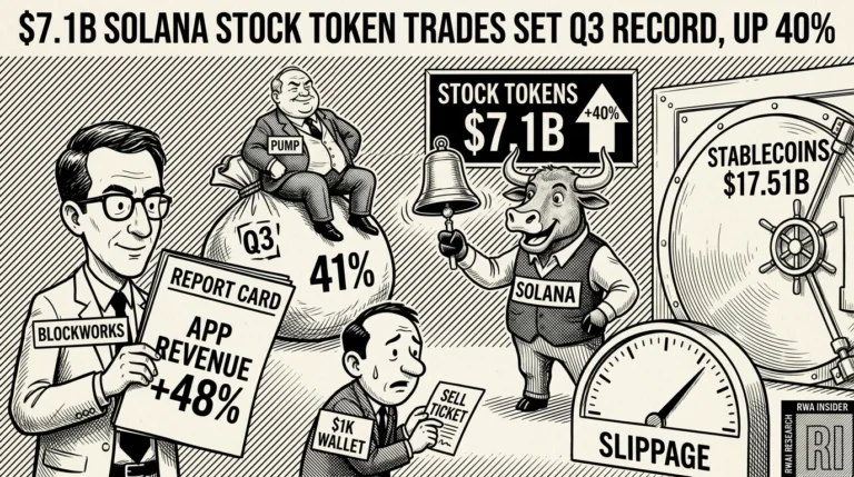 Solana trader ringing a $7.1B stock token record bell as a $1K wallet checks slippage | RWA Insider