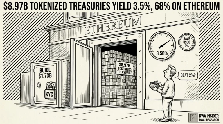 Ethereum vault holds $8.97B tokenized Treasuries yielding 3.5% | RWA Insider