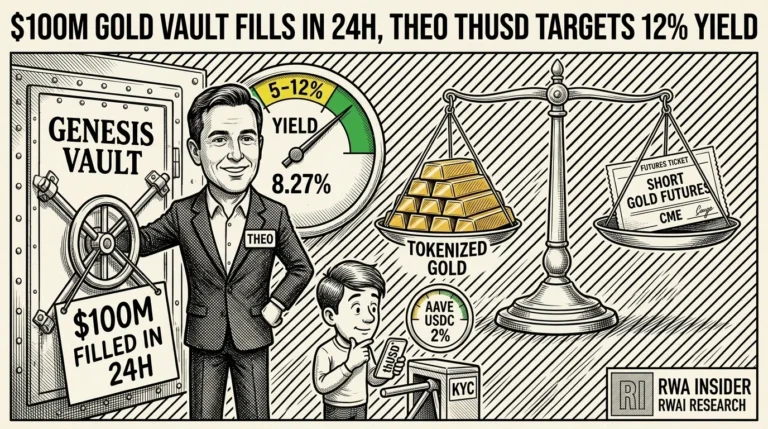 Theo launches thUSD gold-yield stablecoin Genesis Vault | RWA Insider