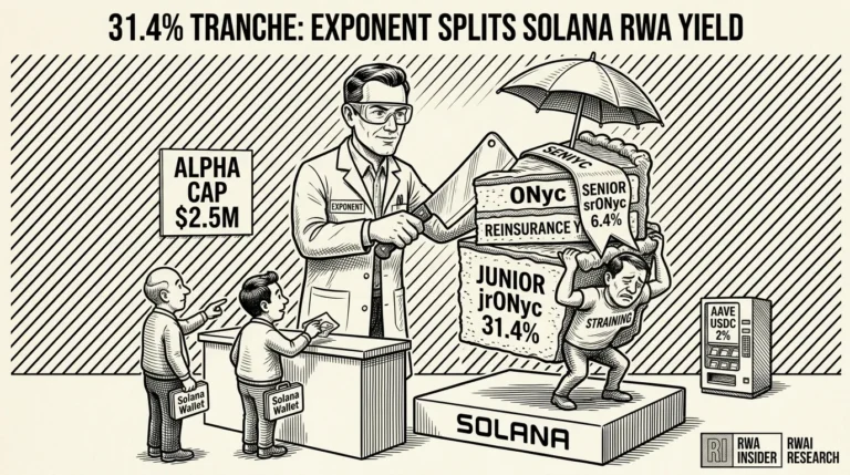 Exponent splits Solana ONyc reinsurance yield into senior and junior tranches | RWA Insider