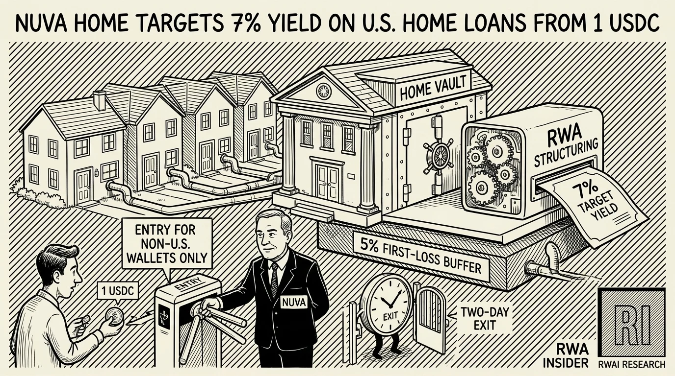 NUVA HOME token turns U.S. home equity loans into a 7% target yield vault | RWA Insider